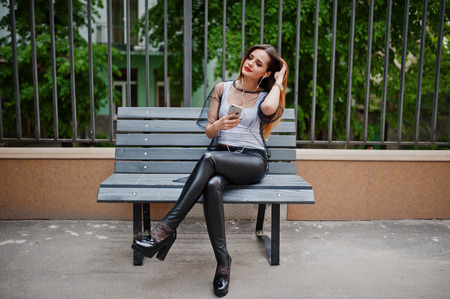mature women leather pants Mature women leather pants
